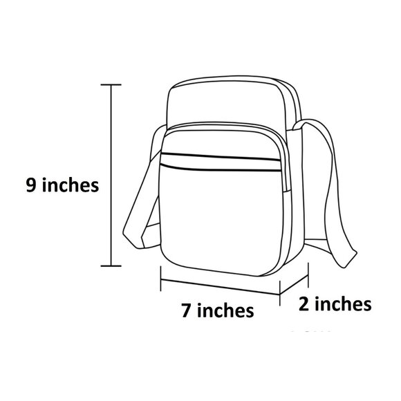 Anti Social Social Club Messenger Bag - Picture 11 of 11